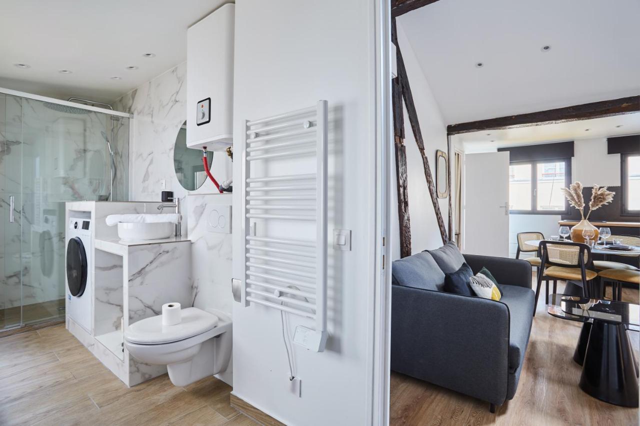 Apartment Le Marais By Studio Prestige Paris Bagian luar foto